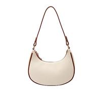 CUTeFiorino Canna da pesca borse da donna per il tempo libero, tinta unita, a contrasto, una spalla, versatile, panino per gnocchi in PU da viaggio, beige., taglia unica, Zaino morto