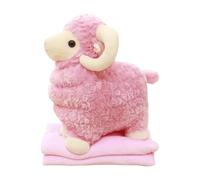 CUTeFiorino Creative Color Sheep Plush Toys to Send Children's Birthday Comfort Doll Doll Peluche (rosa, taglia unica)
