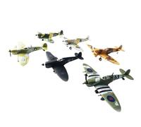 CUTeFiorino DIY British Model Kit Fun Airplane Building Set for Kids and Adults Airplane Model Kit to Build for Adults and Kids 1/48 Scale Aircraft Model Toy Model Airplane (Black, One Size)