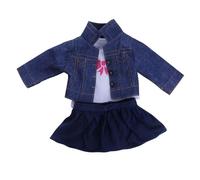 CUTeFiorino Doll Clothes Dress Clothes for My Life Doll, letto per bambole in legno (blu, taglia unica)