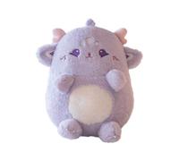 CUTeFiorino Dragon Stuffed Animal 14.9" Soft and Cozy Doll Dragon Doll Playful Companion Cute Plushies Decoration for Home and Car 15 cm (Purple, A)