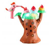 CUTeFiorino Feed The Birds Game Toy; Jittery Toy; Catch and Feed Toy; Worm; Feed The Birds Preschool Toy; Magical Feeder Toy; Suitable As A Fo Orologi educativi (Brown, taglia unica)