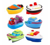 CUTeFiorino Fun Little Toys Boats Squirters - Set da gioco a sfera (nero, taglia unica)