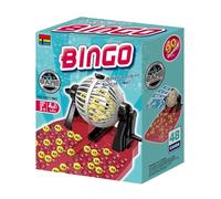 CUTeFiorino Game Set Tradizionale Lottery Game Toy with 90 Bal Ls and 38 Cards for Pretending Lottery Machine Table Games On Noci (Light Blue, One Size)