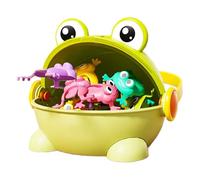 CUTeFiorino Jumping Frog Toy Kid Interactive Frog Toy Frog Flinging Toy | Assorted Colors Finger Bouncing Toy Kids Frog Jump Toy Parent Child Interactive Toys for Home (Green, One Size)