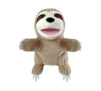 CUTeFiorino Monkey Stuffed Hand Puppet Soft Animal Plush Toy 9.8inch Animal Hand Puppet Interactive Animal Gloves Mouth Movement for Christmas Birthday Friends Family Passeggino (A, taglia unica)