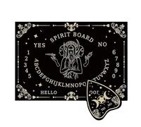 CUTeFiorino Ouija Talking Board puzzle istruzioni mistiche orologi di apprendimento versatili (nero, taglia unica)
