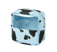CUTeFiorino Set di borse da donna rosso trasparente portatile borsa di immagazzinaggio cosmetico da viaggio borsa di immagazzinaggio impermeabile per articoli da toeletta, blu, taglia unica