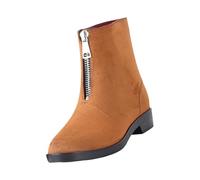 CUTeFiorino Stivali di gomma corti da pioggia per donna, alla caviglia, da giardino, da donna, in gomma, gold, 40 EU