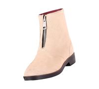 CUTeFiorino Stivali di gomma corti da pioggia per donna, alla caviglia, da giardino, da donna, in gomma, beige., 40 EU