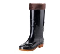 CUTeFiorino Stivali di gomma da uomo corti in cotone Rainboots Rubber Boots For Garden Man Rain Footwear Rain Shoes Scarpe gialle da uomo 47, Nero , 43 EU