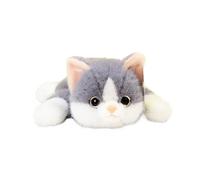 CUTeFiorino Weighted Cat Stuffed Animals 0,6 Lbs Cute Realistic Plush Toys 11,8 pollici Soft Plushies for Kids Passeggino per bambole in legno (grigio, taglia unica)