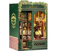 Cutefun Book Nook Kit - Creativo per Realizzare Case delle bambole, Modello in Scala per Appassionati, Donne, Ragazzi e Amanti dei Libri(OWL Bookstore)