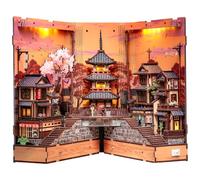 Cutefun Book Nook Kit - Kit di libreria Japanese 3D per adulti - Puzzle 3D decorativi per scaffali - Regalo perfetto per amanti dei libri dai 14 anni in su