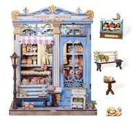 Cutefun Kit Book Nook, kit fai da te in miniatura per casa delle bambole per adulti e ragazzi, puzzle 3D in legno con inserto decorativo con luce LED, regalo per amanti dei libri e principianti (Sweet