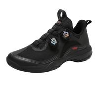 CUTEHEELS Scarpe sportive unisex, stile di vita, senza cuciture, da badminton/ping pong, con rinforzo in carbonio, Nero , 39 EU