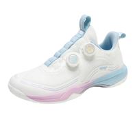 CUTEHEELS Scarpe sportive unisex, stile di vita, senza cuciture, da badminton/ping pong, con rinforzo in carbonio, bianco, blu, rosa, 38 EU