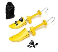 CuteHome Espansore per scarpe da donna, regolabile a due vie, si espande l'altezza (collo del piede) e la lunghezza delle scarpe, Giallo da donna, taglia 3,5-8, UK Size 3.5-8