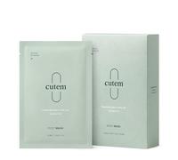 CUTEM Cutem - Maschera post-balsamo (confezione da 10), rinfrescante intensa e lenitiva, maschera coreana per la cura della pelle, pellicola di cellulosa di bambù, 100% essenza idratante