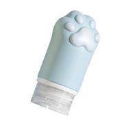 Cuteness Cats Paw Shaped Silicone Lotion Dispenser Bottiglia Portatile Da Viaggio Per Cosmetici Borsa Da Palestra Essenziale Tema Animale Gatti A Forma di Contenitore Cosmetico Per