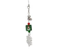 Cuteness Christmas Series Phone Lanyard Phone Decoration Natale tema portachiavi adatto per le donne giovani presente cinturino in rilievo, Cordino, snowman