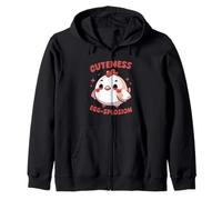 Cuteness Egg-Splosion Kawaii Pollo Pulcino Felpa con Cappuccio