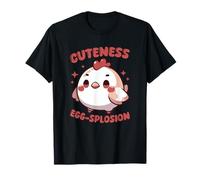 Cuteness Egg-Splosion Kawaii Pollo Pulcino Maglietta
