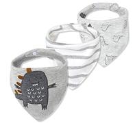 CuteOn Baby Sbavare Bavaglini, Unisex 3-Pezzi Cotone Assorbente, Triangolo Bib Con Snaps Gift for Boys & Girls - Asorted