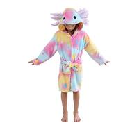 CuteOn Ragazze Accappatoio Regali per Bambini per i Ragazzi Toddler Robe Axolotl Dimensione 9-11T