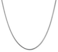 Cutesmile Gioielli di modo della collana della catena del serpente dell'acciaio inossidabile del titanio 2, 18inches, Rame, Non pietra preziosa