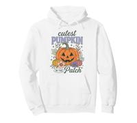Cutest Pumpkin in The Patch Halloween Fall Autumn Felpa con Cappuccio