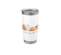 Cutest Pumpkin Patch Pomerania Cani Autunno Bicchiere termico in acciaio inox doppia parete