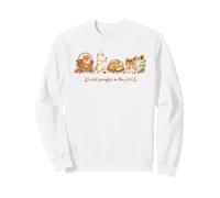 Cutest Pumpkin Patch Pomerania Cani Autunno Felpa