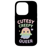 Cutesy Creepy Queer Spooky Carino Energia Audace Orgoglio Vibe Custodia per iPhone 14 Pro