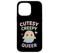 Cutesy Creepy Queer Spooky Carino Energia Audace Orgoglio Vibe Custodia per iPhone 14 Pro Max