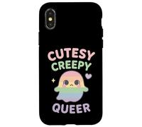 Cutesy Creepy Queer Spooky Carino Energia Audace Orgoglio Vibe Custodia per iPhone X/XS