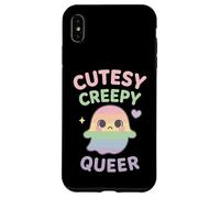 Cutesy Creepy Queer Spooky Carino Energia Audace Orgoglio Vibe Custodia per iPhone XS Max