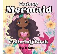 Cutesy Mermaid Friends Coloring Book