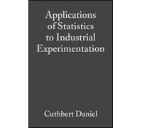 Cuthbert Daniel Applications of Statistics to Industrial Expe (Copertina rigida)