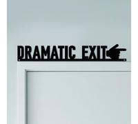 CUTHOLLOW Metallo Decorazione Telaio Porta - Dramatic Exit Ornamento Personalizzato per Porta, Decorazioni Parete per Cameretta dei Bambini, Porta d'ingresso, Bagno, Camera da Letto