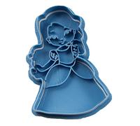 Cuticuter Ariel Chibi Principessa Taglia Biscotti Blu, 8 x 7 x 1,5 cm
