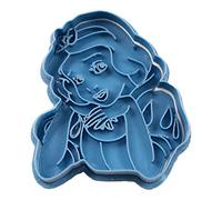 Cuticuter Blancanieves Princesa Taglierina Biscotto, Blu, 8x7x1.5 cm