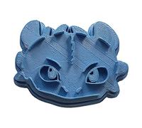 Cuticuter CGDESDENTAOCARA Desdentao Viso Come Allenare il tuo Drago Taglia-biscotti, Blu, PLA