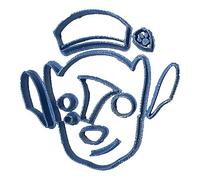 Cuticuter Chase 12 cortador de Fondente, Blu, 8 x 7 x 1.5 cm