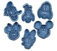 Cuticuter Confezione Disney Caras tagliabiscotti, blu. 8 x 7 x 1,5 cm