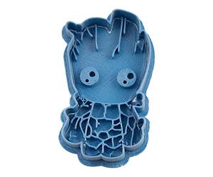 Cuticuter Groot Chibi Guardiani della Galassia Tagliapasta per Biscotti, Blu, 8 x 7 x 1,5 cm