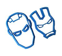 Cuticuter Iron Man Taglierina per Fondente, Blu, 8 x 7 x 1,5 cm