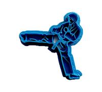 Cuticuter Karate Sport, 1 taglierina per Biscotti, plastica, Blu, 8 x 7 x 1,5 cm