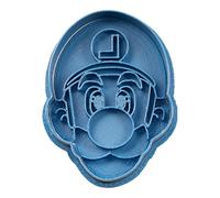 Cuticuter Luigi Mario Bros - Stampo per biscotti, blu, 8 x 7 x 1,5 cm