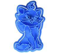 Cuticuter Marie Aristogatos Taglierina per Biscotti, plastica, Blu, 8 x 7 x 1,5 cm
